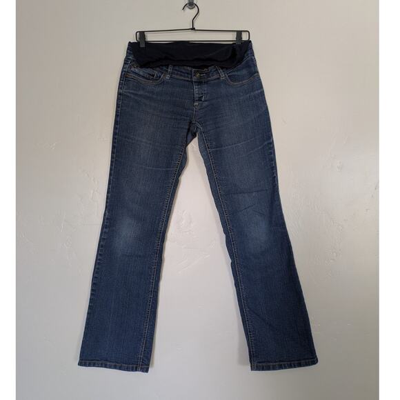 Lilac Maternity Denim Pants Womens Small Dark Wash Jeans 30x30 - Picture 2 of 8